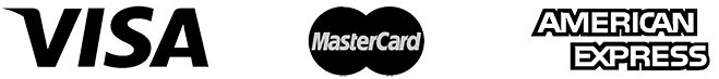 VISA - MasterCard - AMERICAN EXPRESS - PayPal